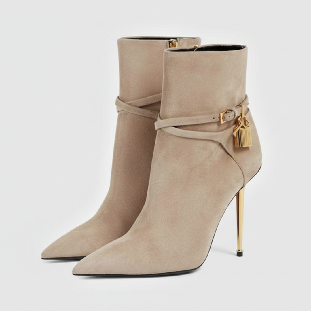Tessa Lock Heel Boots