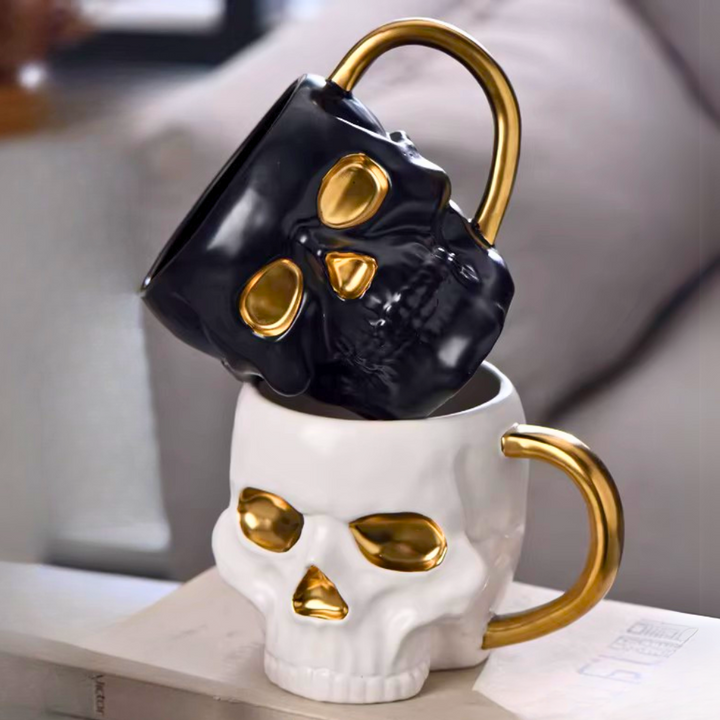 Bone Skull Mugs