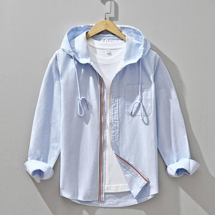 Milo Hooded Oxford Shirt