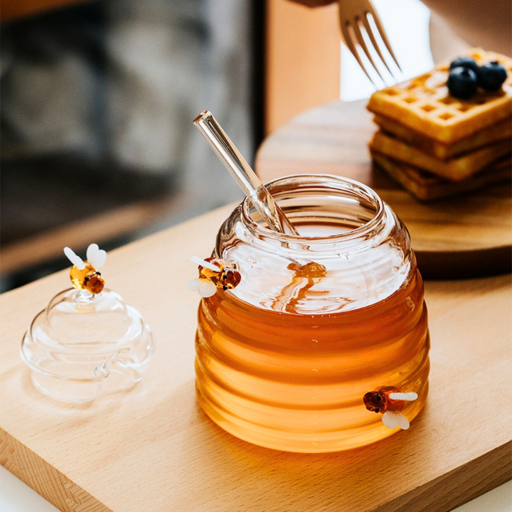 Beehive Honey Jar