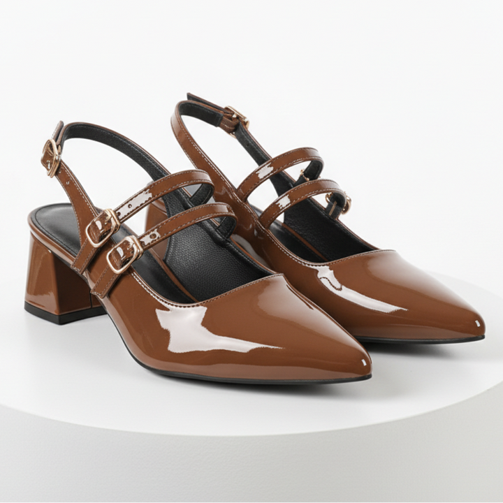 Victoria Slingback Heels