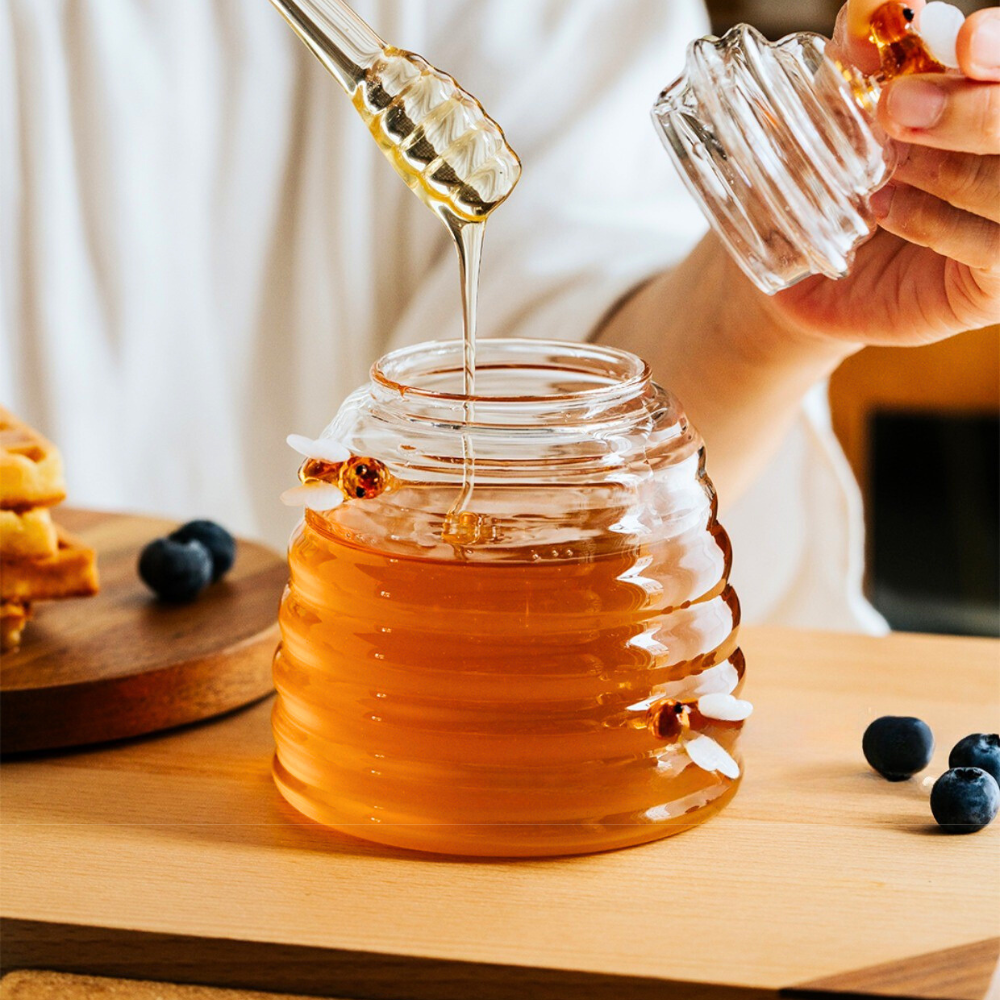 Beehive Honey Jar