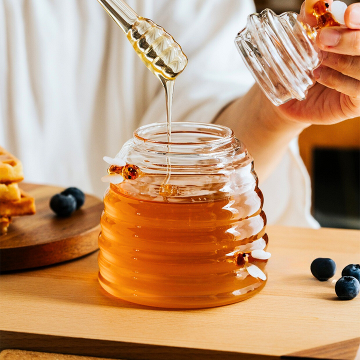 Beehive Honey Jar