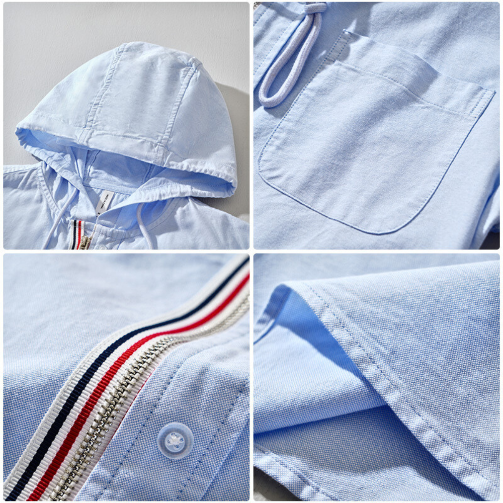 Milo Hooded Oxford Shirt
