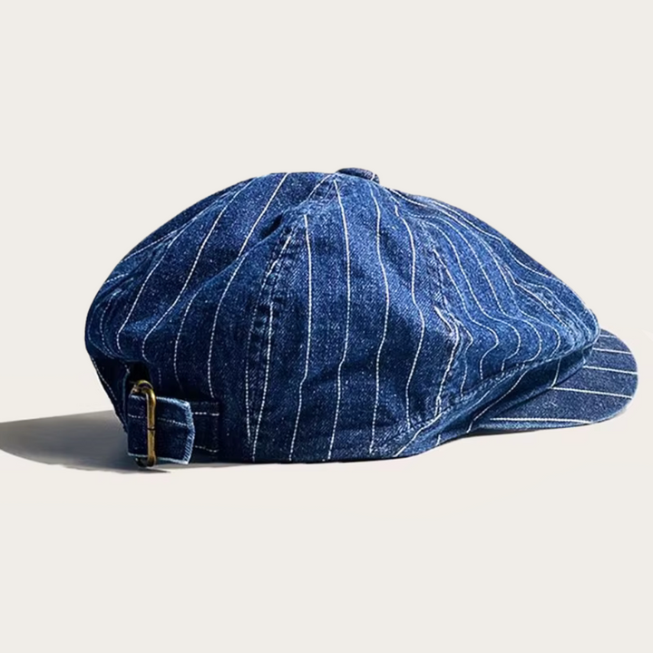 Pinstripe Newsboy Cap