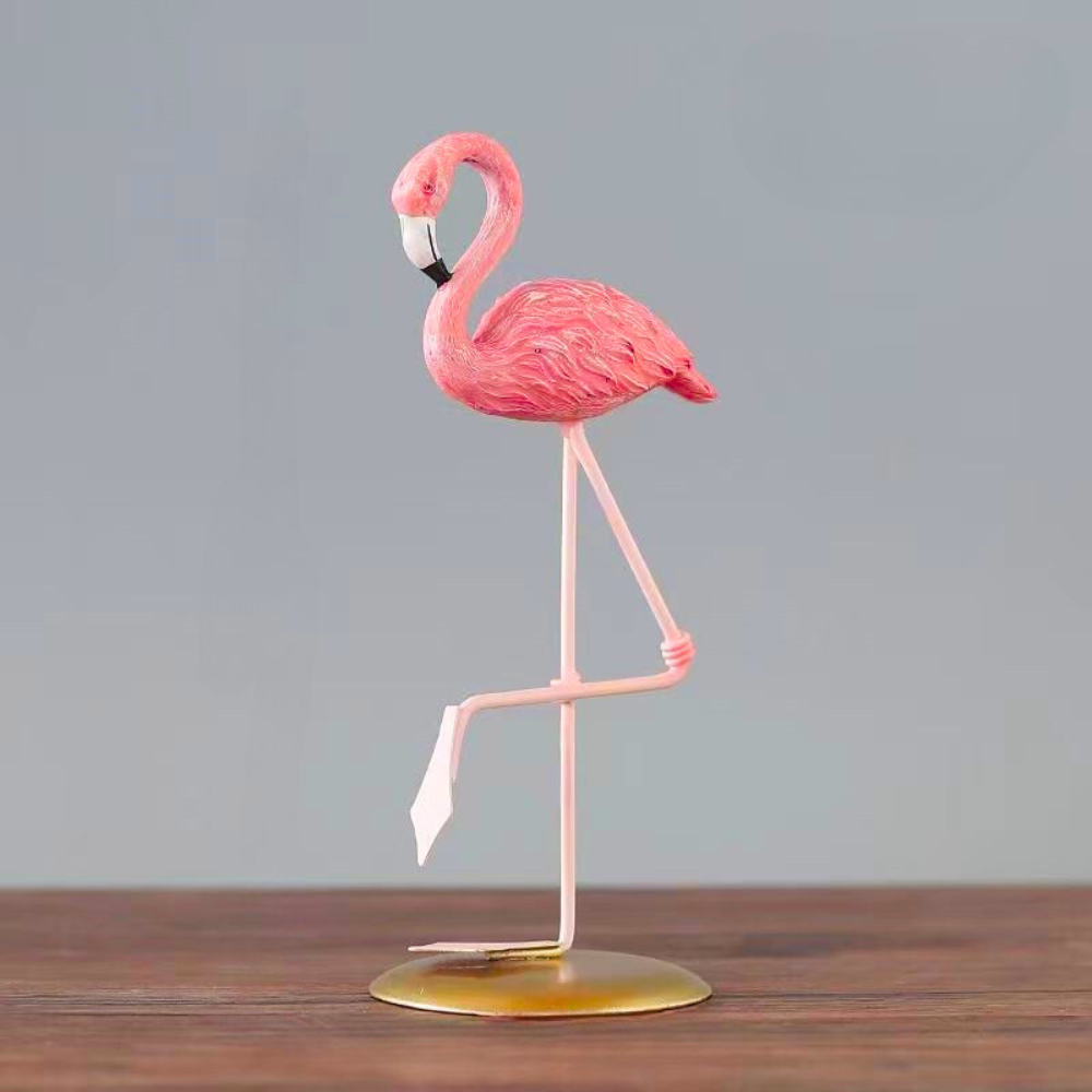 Coastal Flamingo Trio