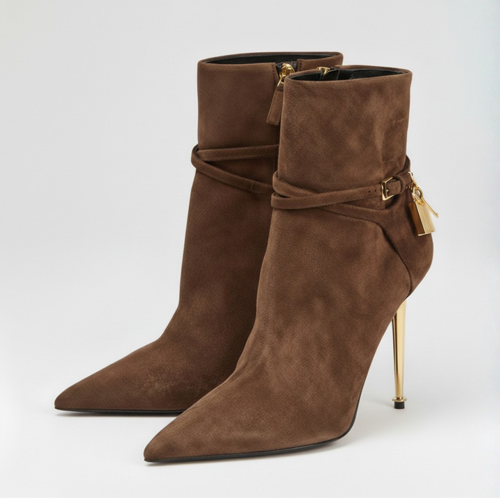 Tessa Lock Heel Boots