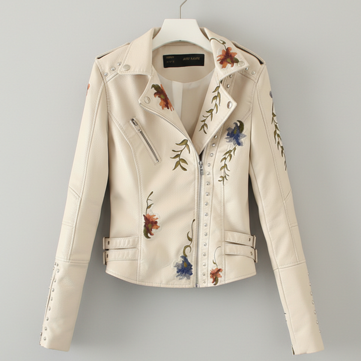 Anastasia Leather Flower Jacket