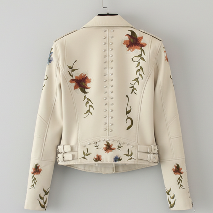 Anastasia Leather Flower Jacket