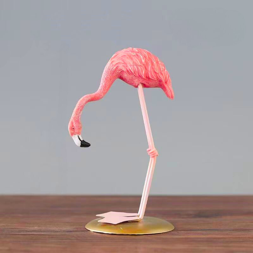 Coastal Flamingo Trio