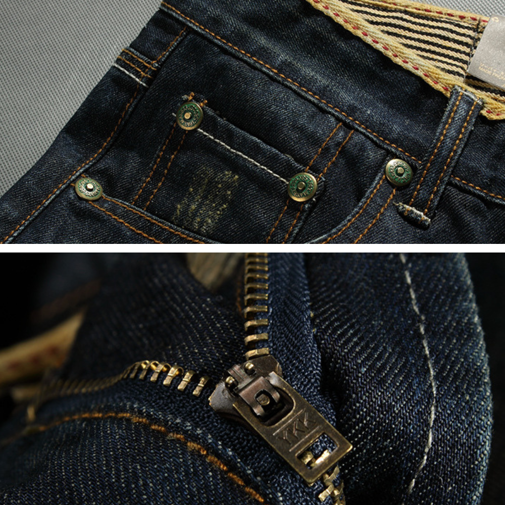 Ridge Distressed Denim Shorts