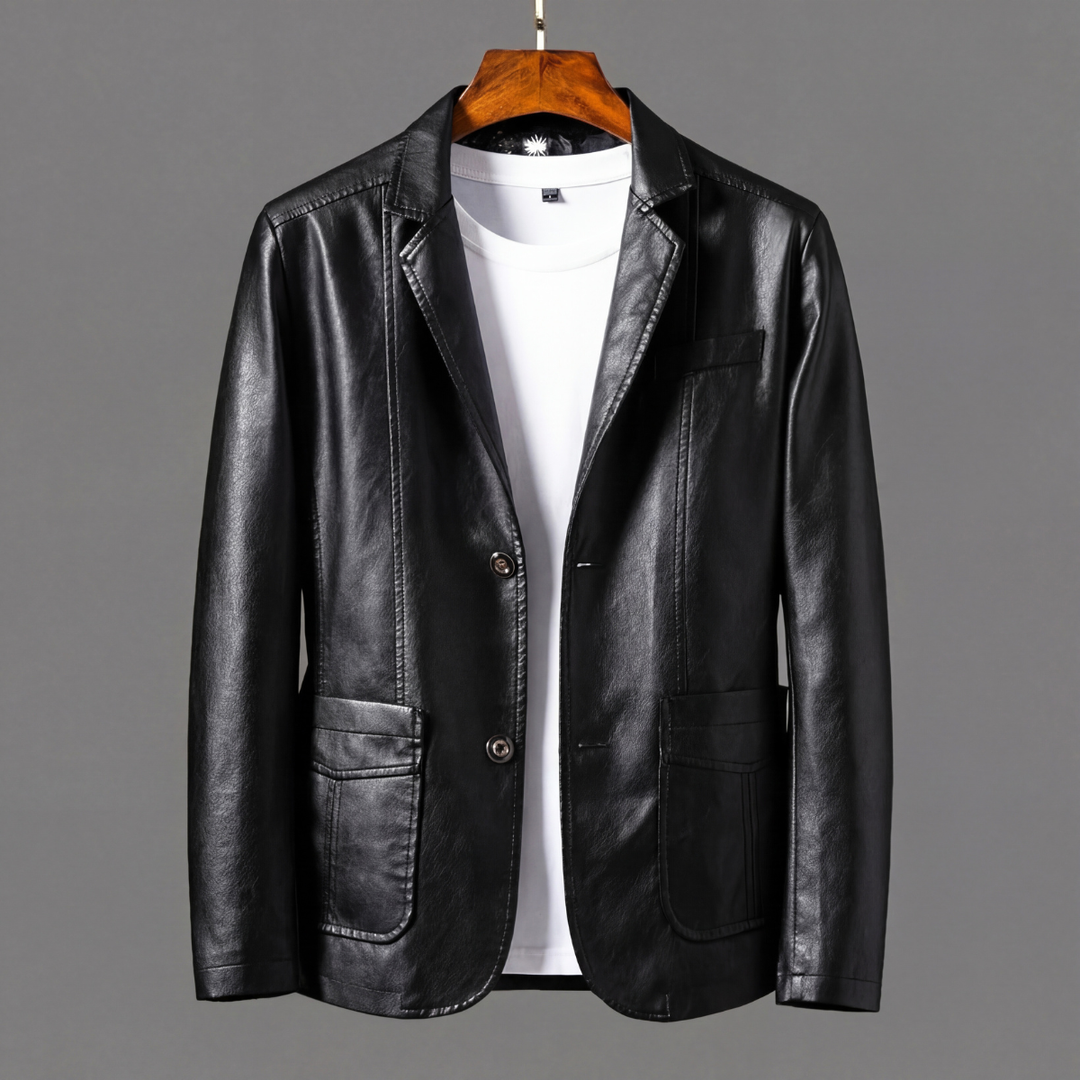 Vento Leather Blazer