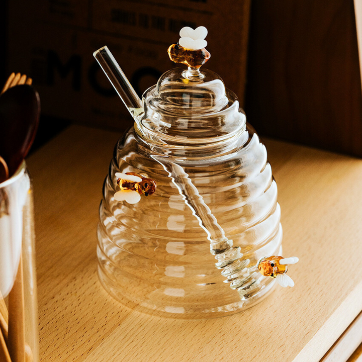Beehive Honey Jar