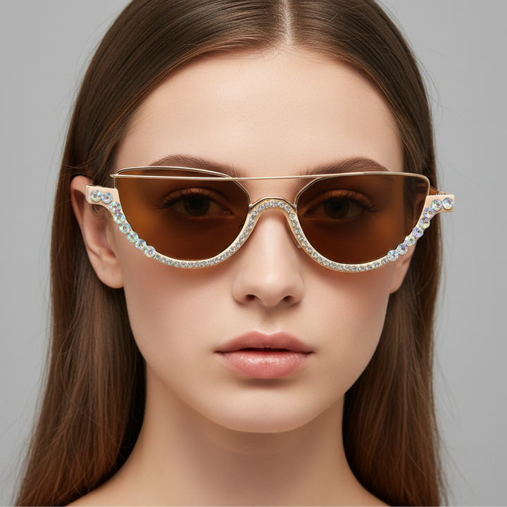 Adelina Crystal Sunglasses