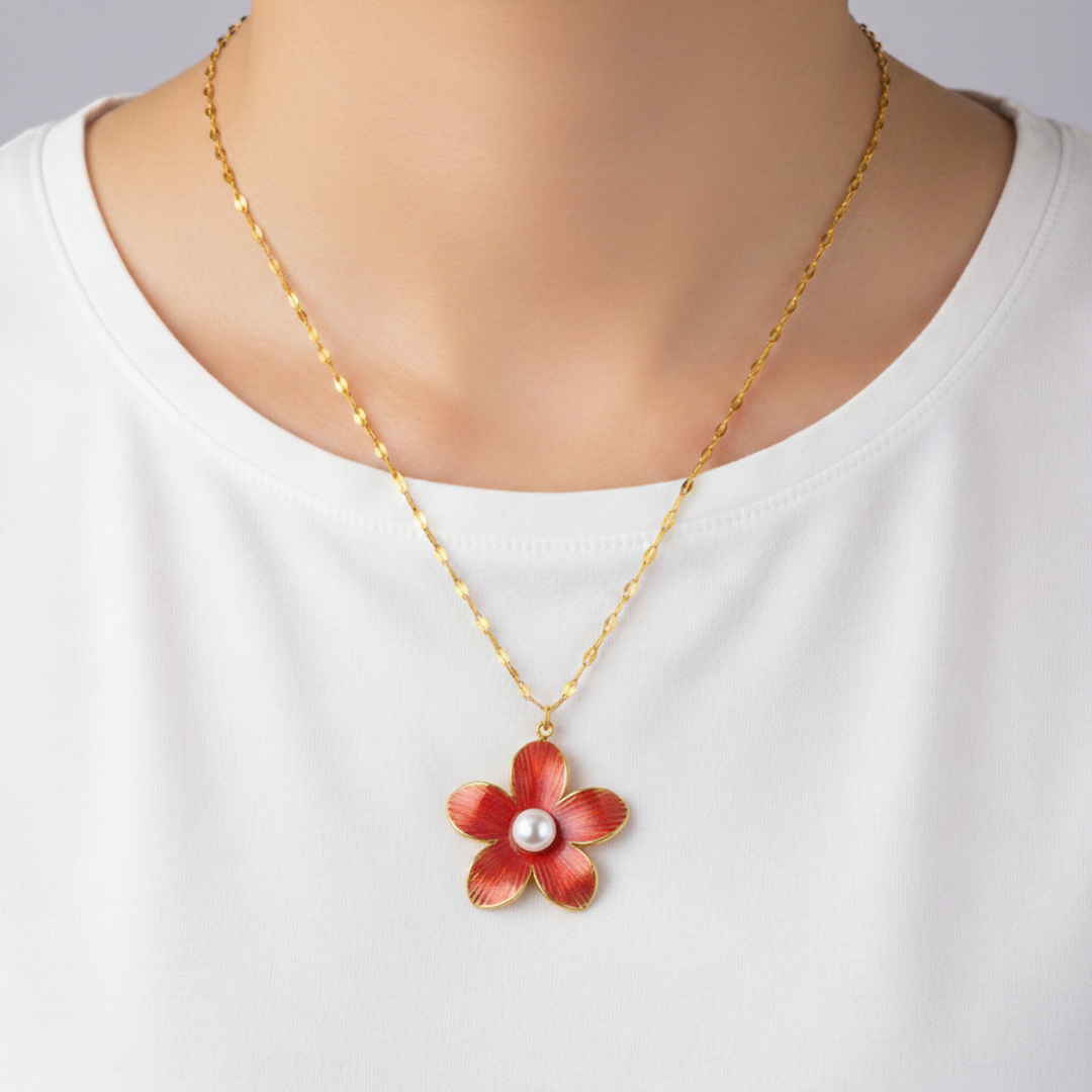 Primrose Pearl Pendant