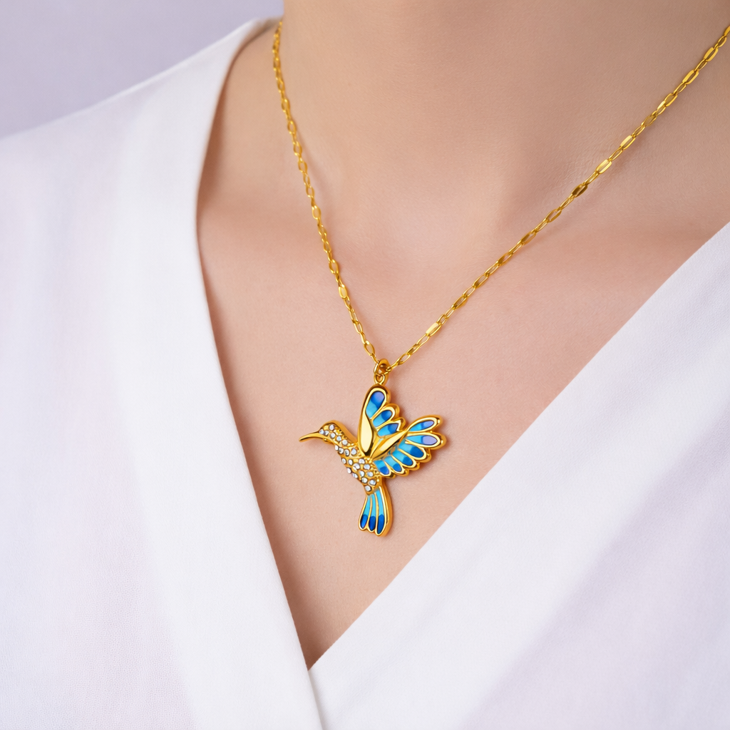 Hummingbird Pendant Necklace