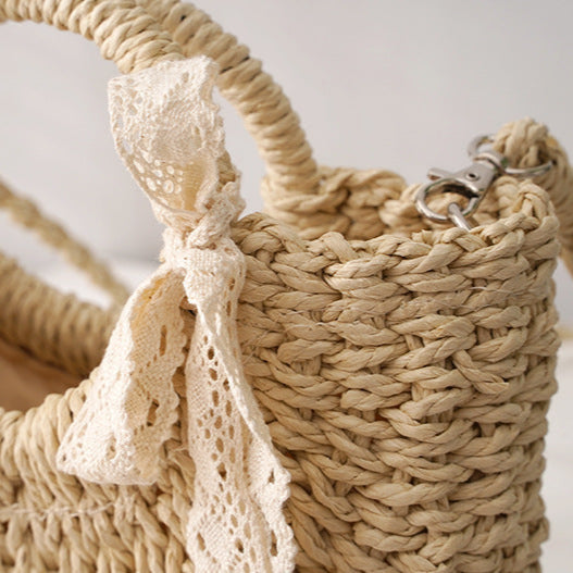 Isla Woven Shoulder Bag