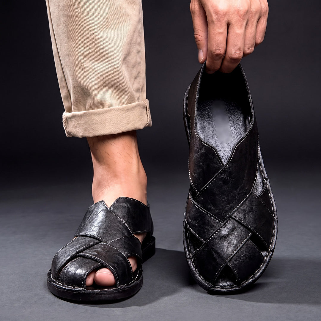 Sandro Leather Sandals