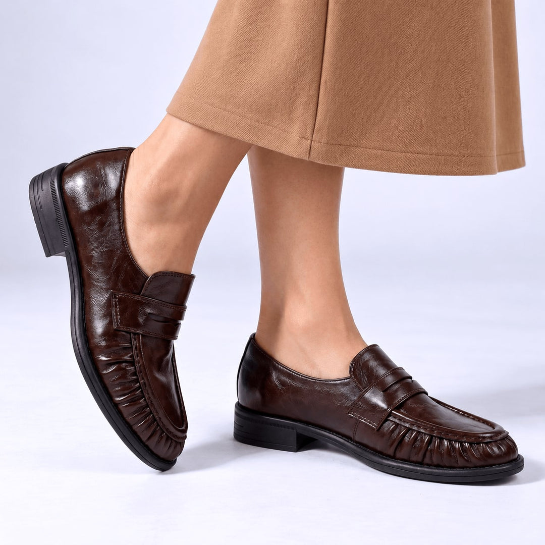 Aria Leather Loafers