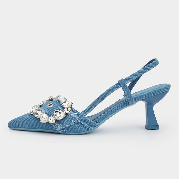 Delizia Denim Heels - Boncini