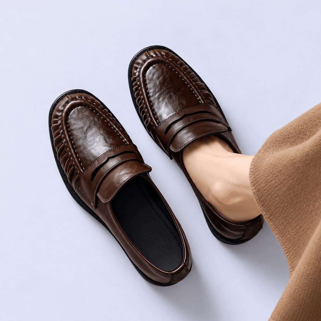 Aria Leather Loafers