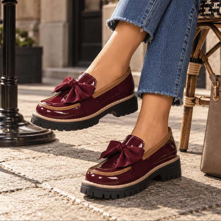 Natalia Bow Loafers