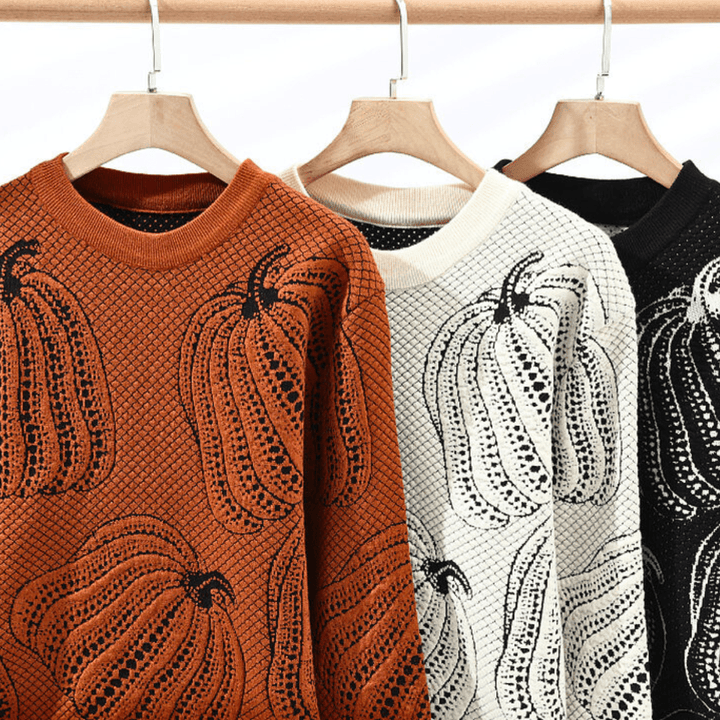 Pumpkin Knit Sweater - Boncini