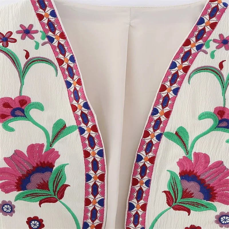 'Fiesta de Flores' Vest - Time & West