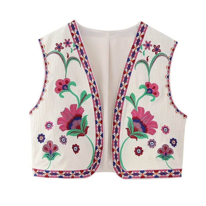 'Fiesta de Flores' Vest - Time & West
