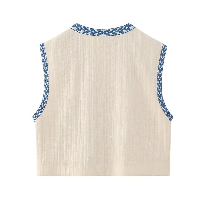 'Fiesta de Flores' Vest - Time & West
