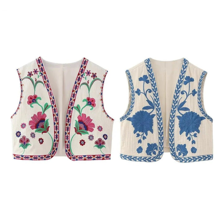'Fiesta de Flores' Vest - Time & West