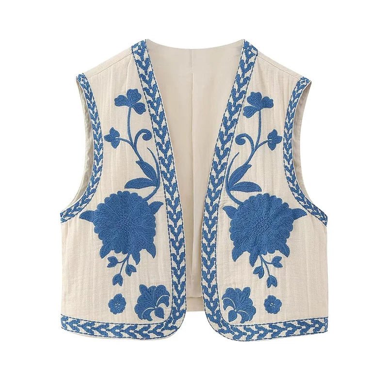 'Fiesta de Flores' Vest - Time & West