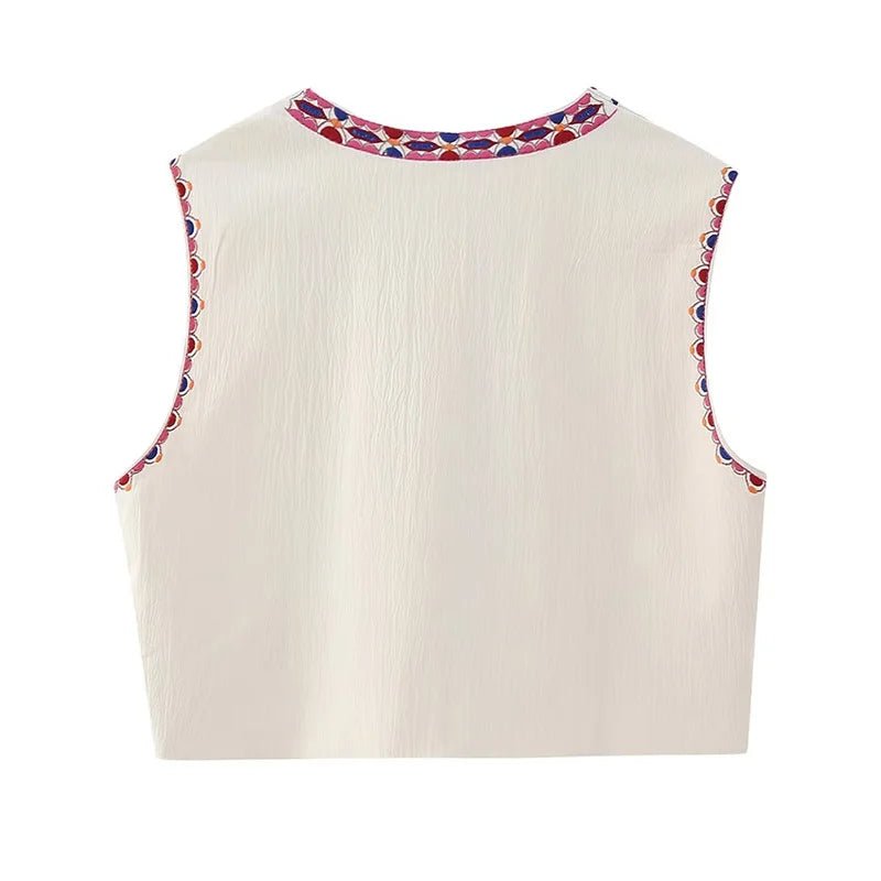 'Fiesta de Flores' Vest - Time & West