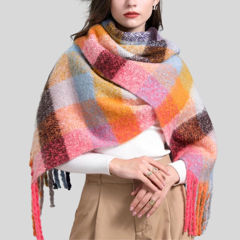 Mosaic Oversized Scarf - Time & West