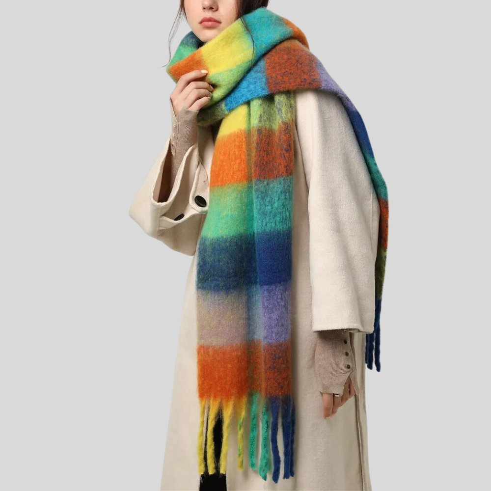 Mosaic Oversized Scarf - Time & West